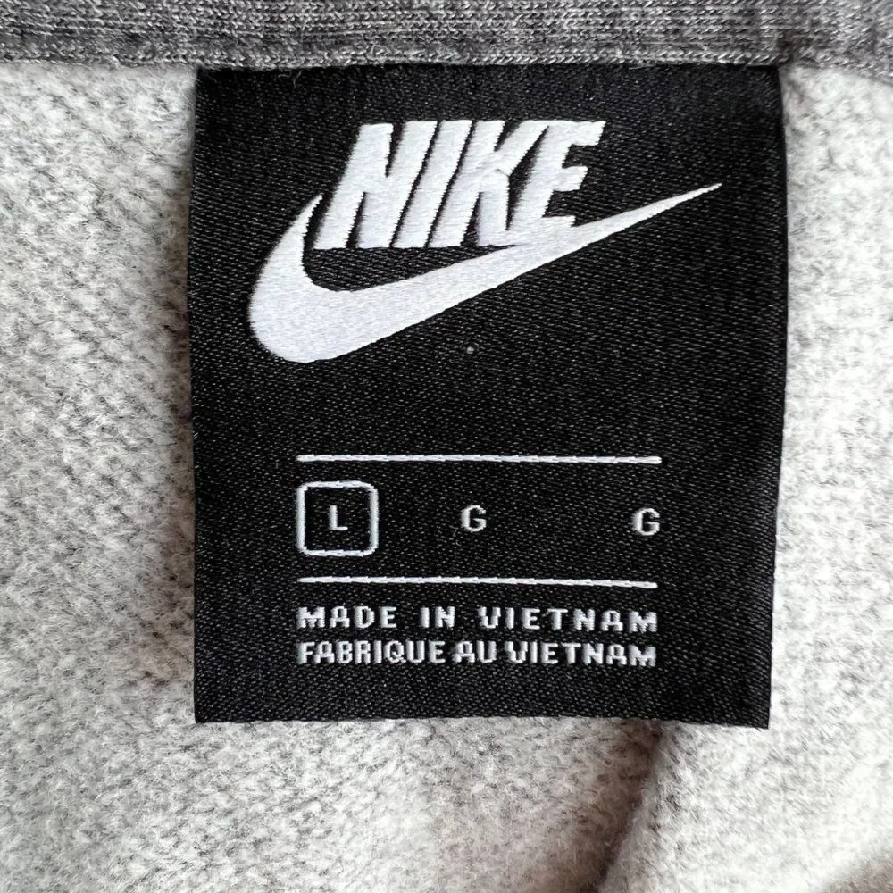 Nike Varsity Fleece Half Zip Crop Pullover Size Large